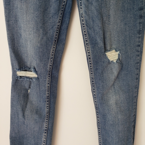 Free People Great Heights Frayed Skinny Jeans 25 - Picture 5 of 7